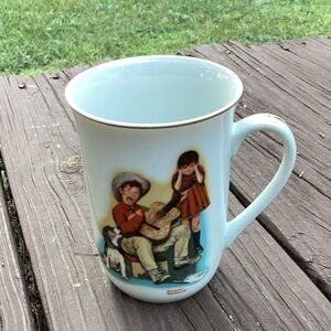 Norman Rockwell “Sour Note” 1981 Coffee Mug Vintage Collectible Cup